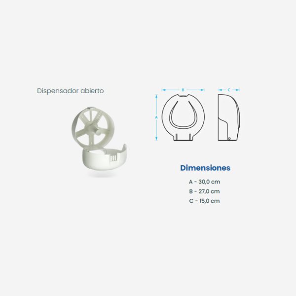 Dispensador De Papel Higiénico para rollo Jumbo - Imagen 5