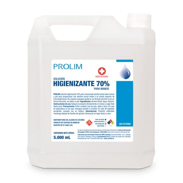 Alcohol Higienizante 70%