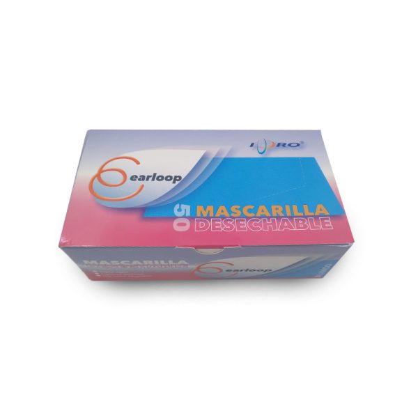 Mascarilla 3 pliegues caja de 50 unidades